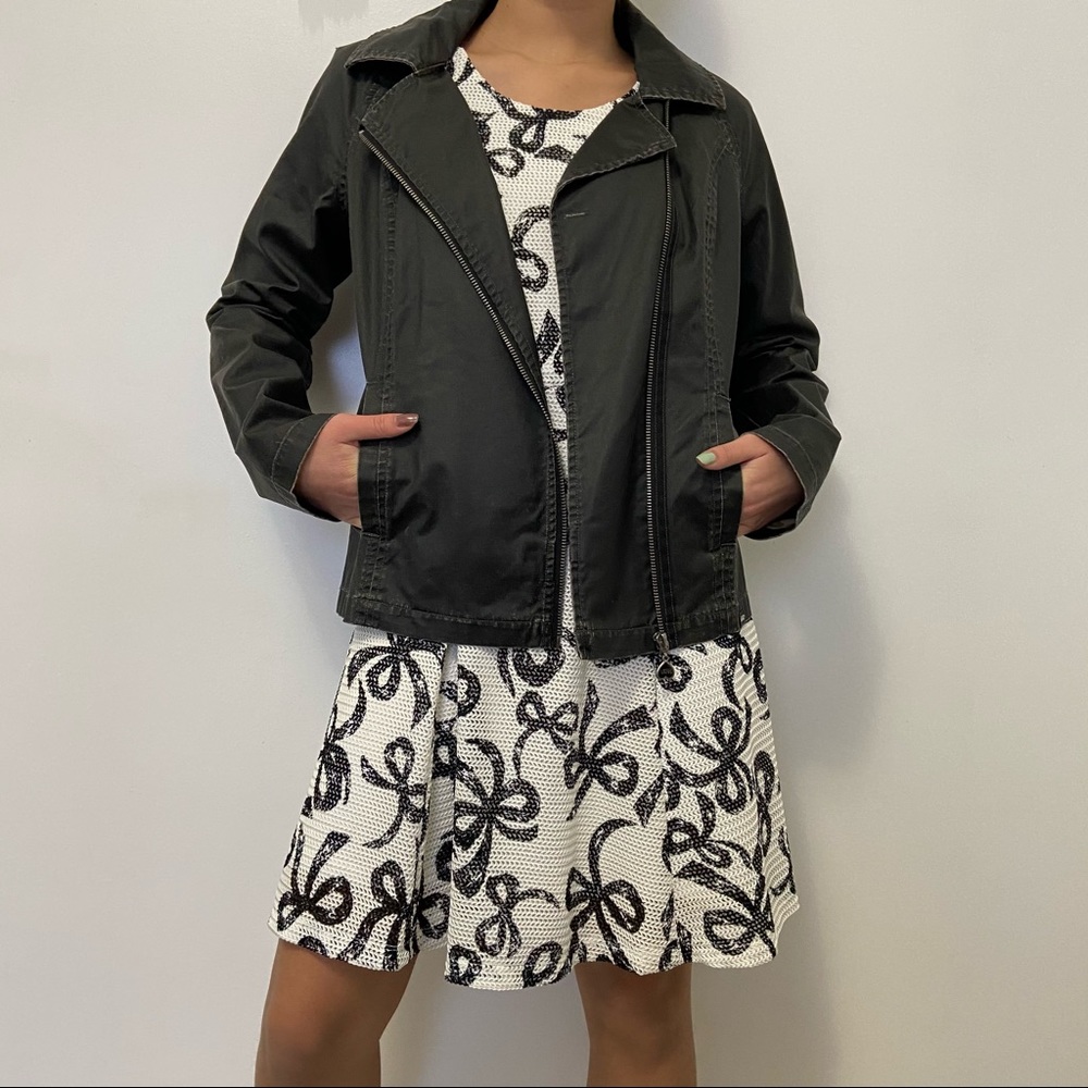 VINTAGE RIBBON PRINT DRESS